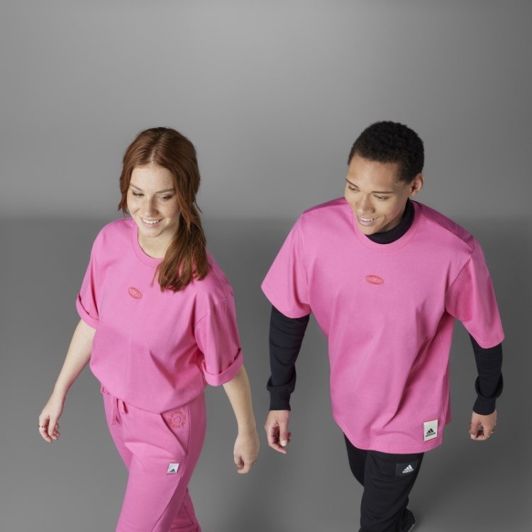 Camiseta Dia Dos Namorados Magenta Adidas