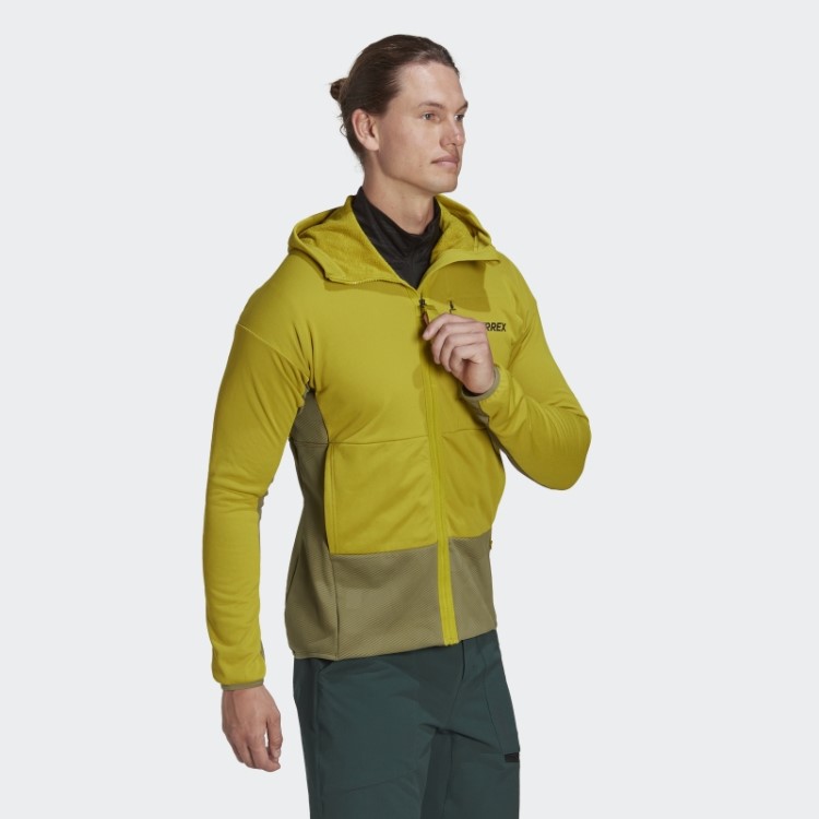 Adidas Terrex Zupahike Jaqueta De Lã Com Capuz Verde-oliva