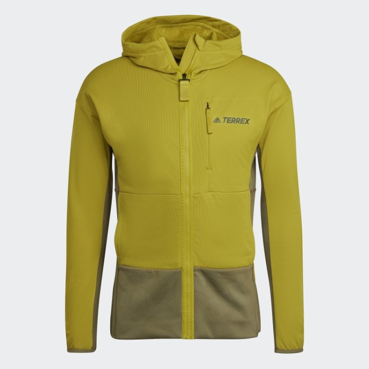 Adidas Terrex Zupahike Jaqueta De Lã Com Capuz Verde-oliva