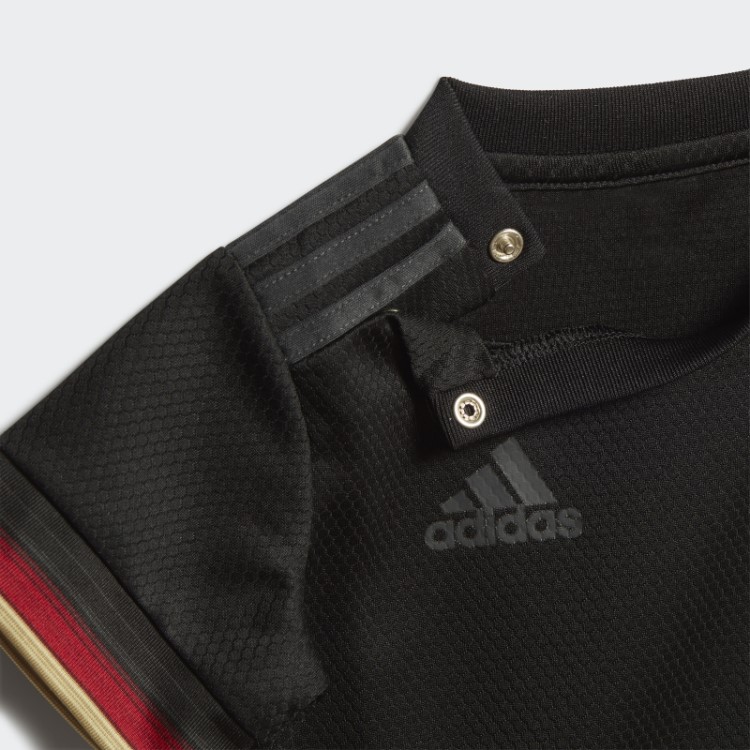 Kit De Bebê Alemanha Away Adidas Preto