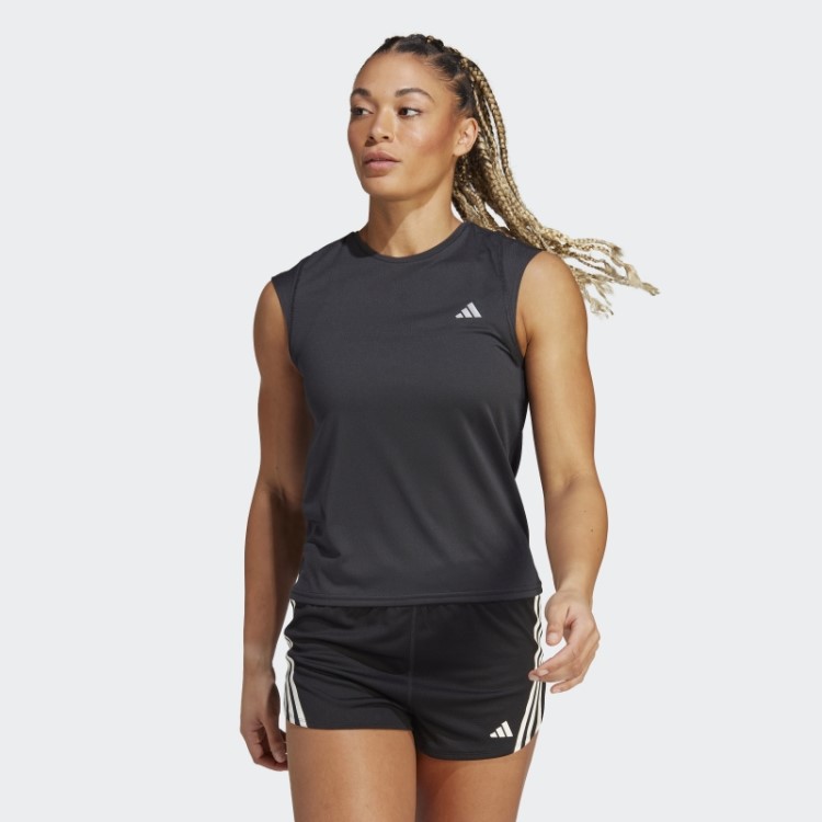 Camiseta Preta X-city Running Heat.rdy Adidas