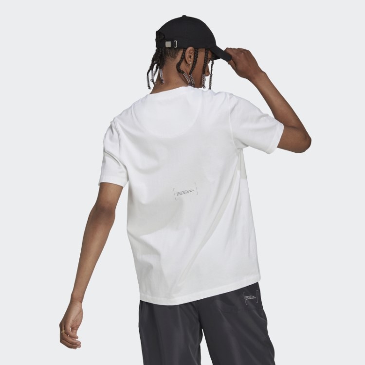 Camiseta Clássica Adidas Branca