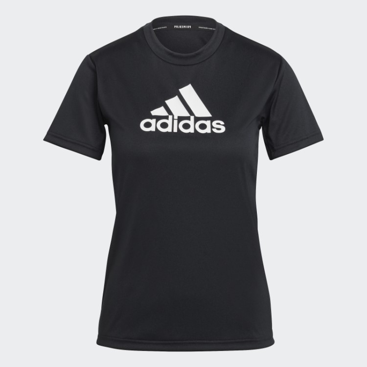 Camiseta Esportiva Com Logotipo Primeblue Designed 2 Move Adidas Preta