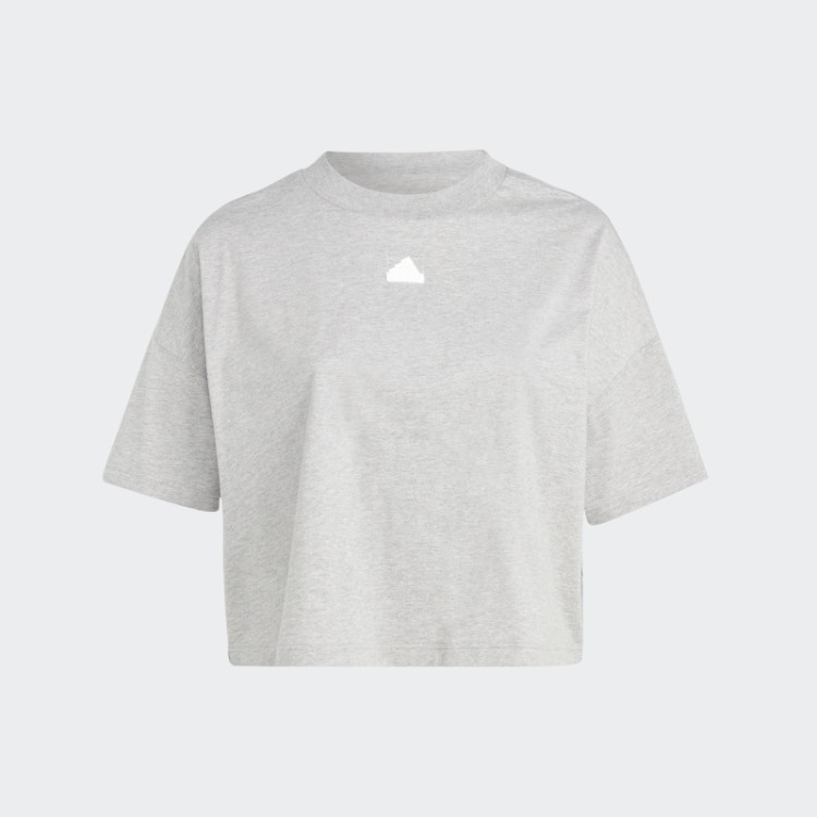 Future Icons Camiseta Com As Três Listras (tamanho Grande) Cinza Médio Adidas