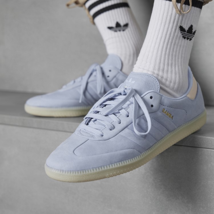 Sapato De Samba Azul Amanhecer Adidas