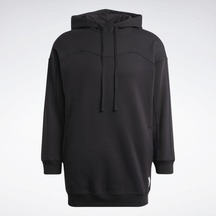 Moletom Com Capuz De Lã Preto Adidas