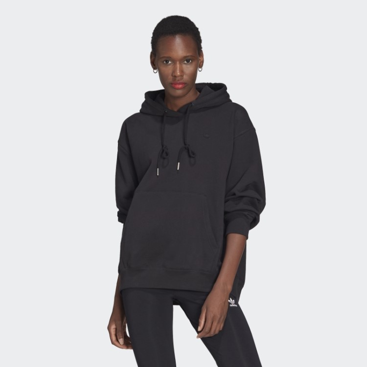 Moletom Oversize Preto Adicolor Adidas