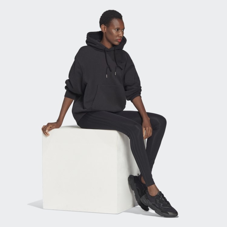 Adicolor Moletom Oversize Preto Adidas