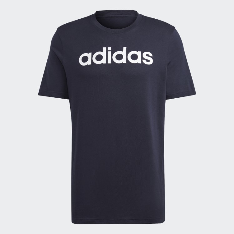 Tinta Para Camiseta Com Logo Bordado Linear Adidas Essentials Single Jersey