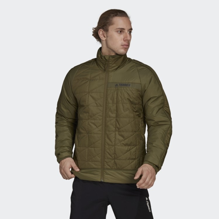 Jaqueta Terrex Com Isolamento Multisintético Olive Adidas