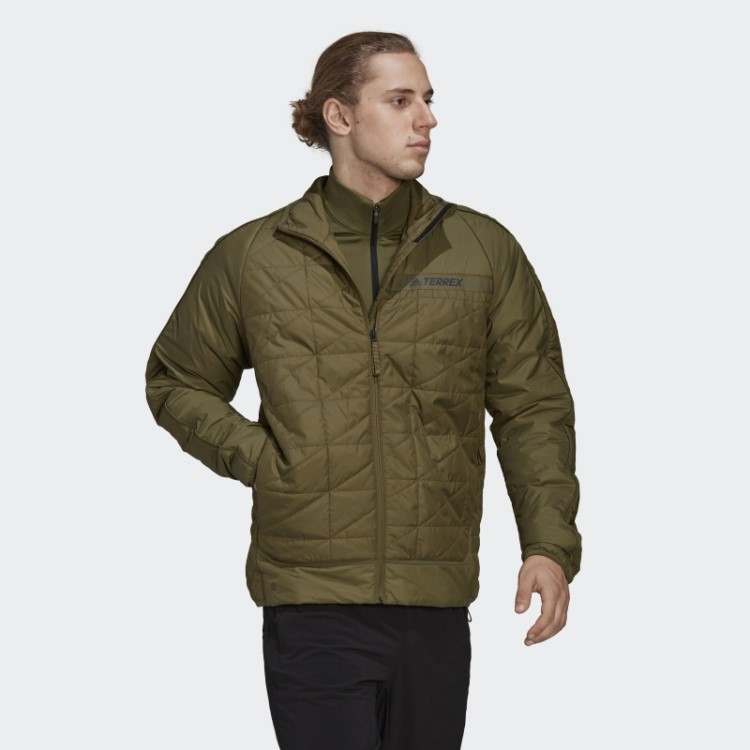 Jaqueta Terrex Com Isolamento Multisintético Olive Adidas