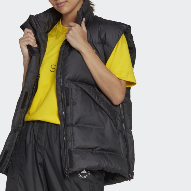 Colete De Inverno Acolchoado Preto Adidas By Stella Mccartney