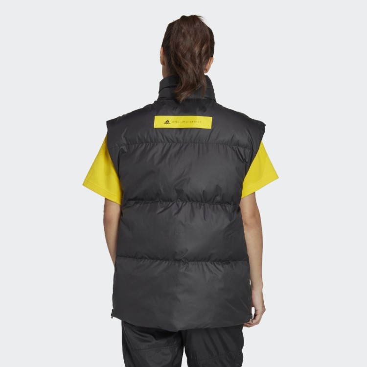 Colete De Inverno Acolchoado Preto Adidas By Stella Mccartney