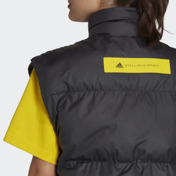 Colete De Inverno Acolchoado Preto Adidas By Stella Mccartney