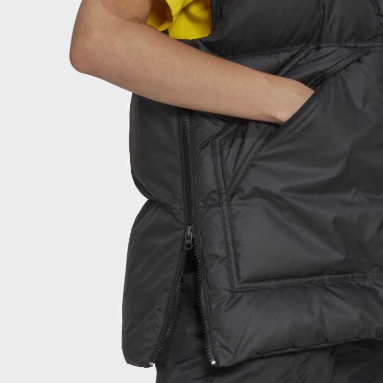 Colete De Inverno Acolchoado Preto Adidas By Stella Mccartney