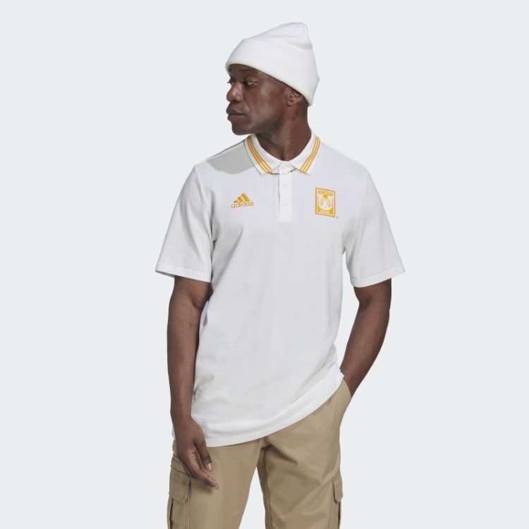 Camisa Polo Branca Tigres Uanl Adidas