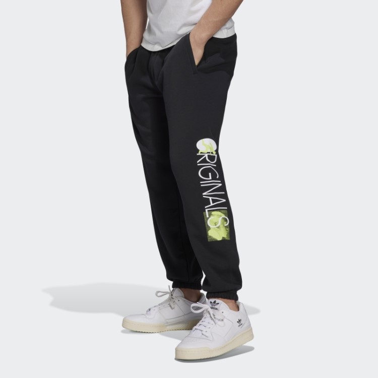 Adidas Originals Sweat Joggers Gráfico Fashion Preto