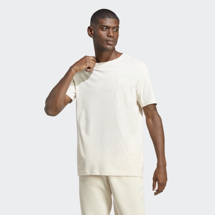 Camiseta Adidas Trefoil Essentials Moda Branca