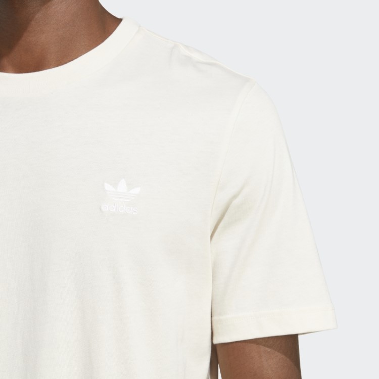 Camiseta Adidas Trefoil Essentials Moda Branca