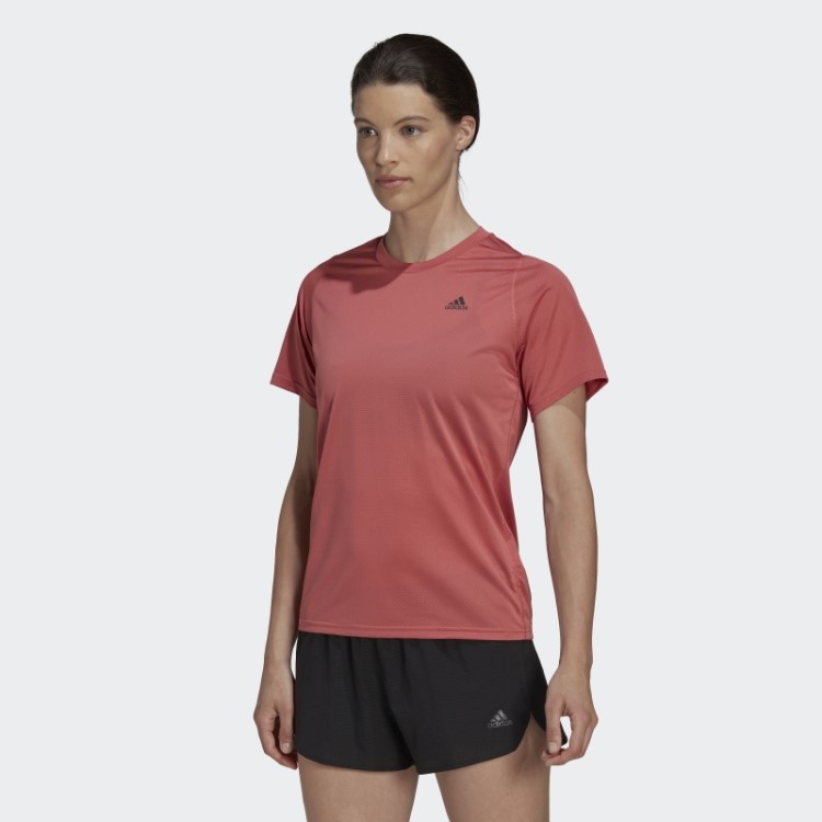 Camiseta De Corrida Vermelha Adidas Run Icons