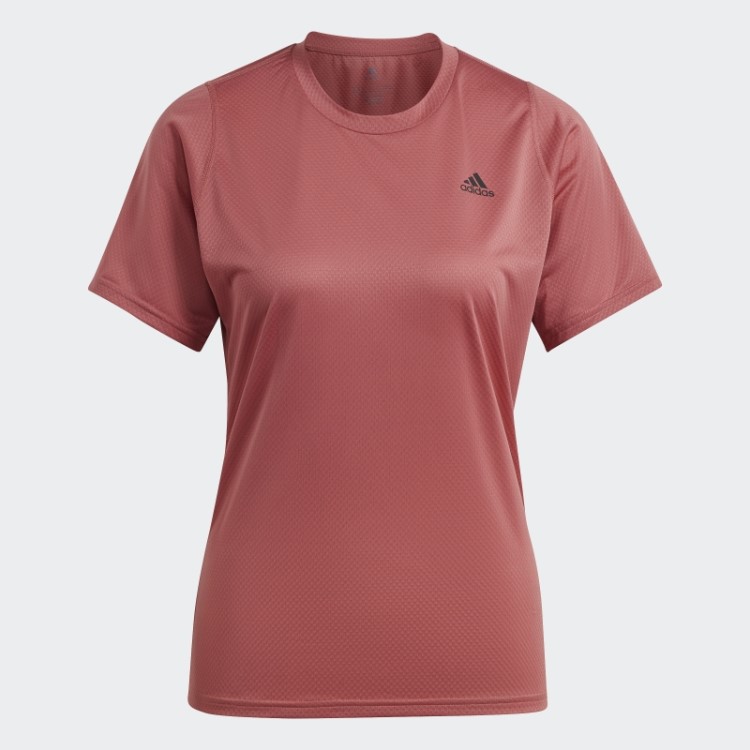 Camiseta De Corrida Vermelha Adidas Run Icons