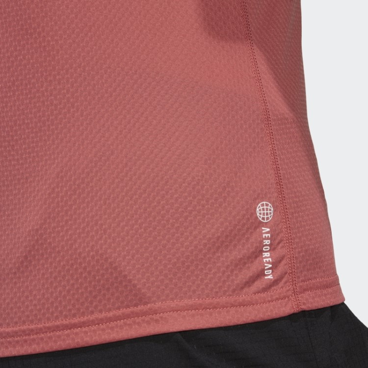 Camiseta De Corrida Vermelha Adidas Run Icons