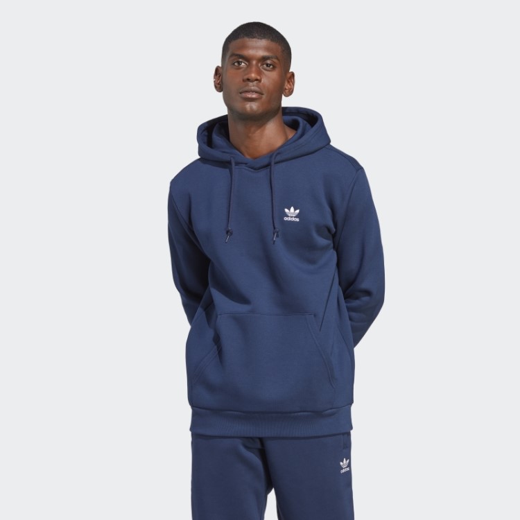 Moletom Com Capuz Trefoil Essentials Noite índigo Adidas