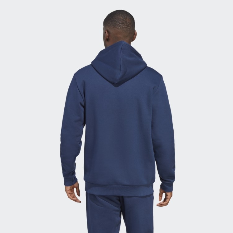 Moletom Com Capuz Trefoil Essentials Noite índigo Adidas