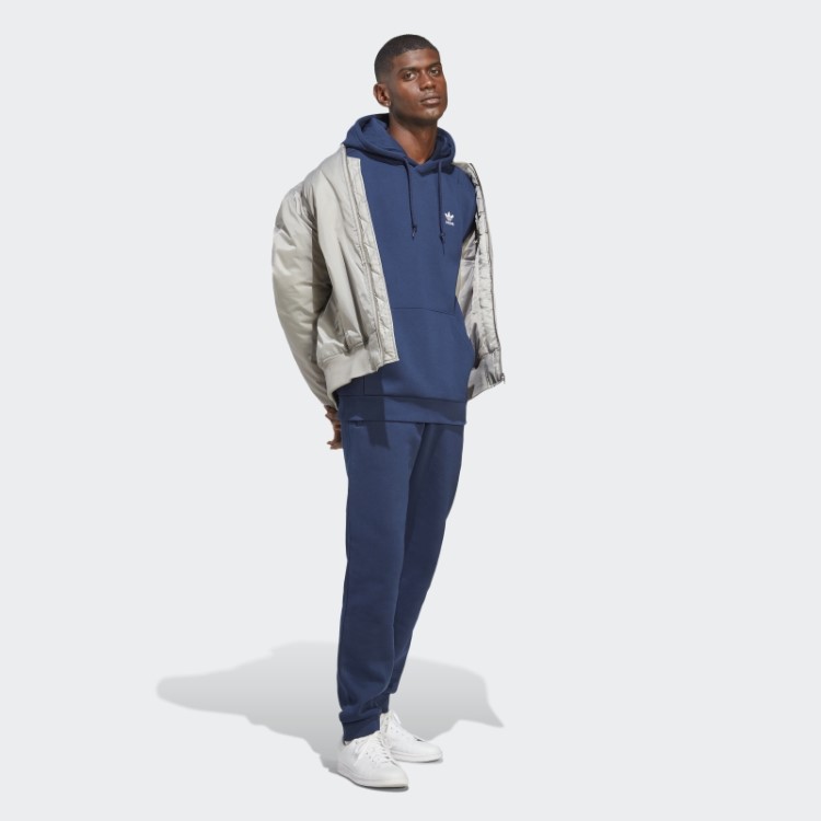 Moletom Com Capuz Trefoil Essentials Noite índigo Adidas