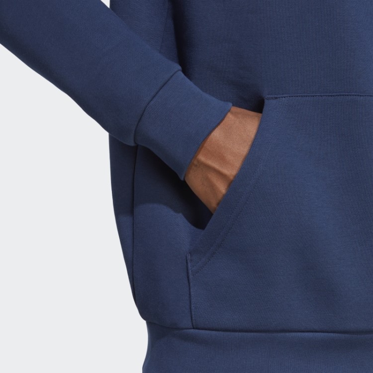 Moletom Com Capuz Trefoil Essentials Noite índigo Adidas