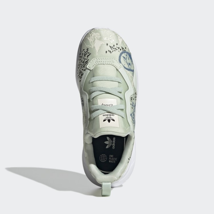 Tênis Verde Adidas X Disney Originals Flex Fashion