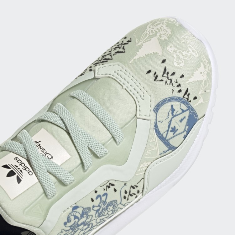 Tênis Verde Adidas X Disney Originals Flex Fashion