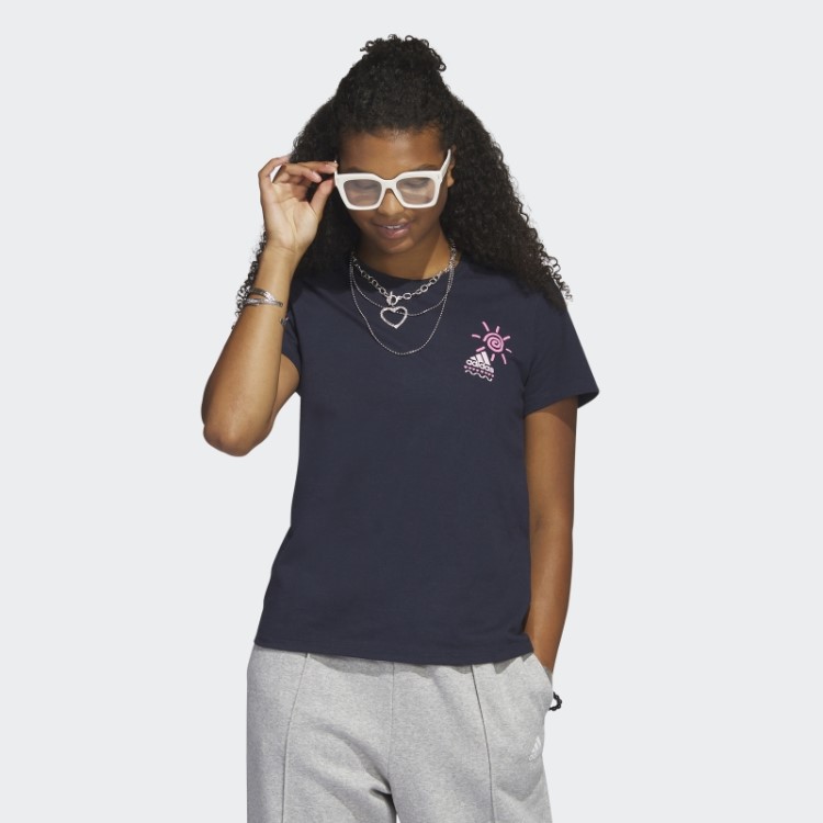 Camiseta Com Estampa De Tênis Adidas Ink