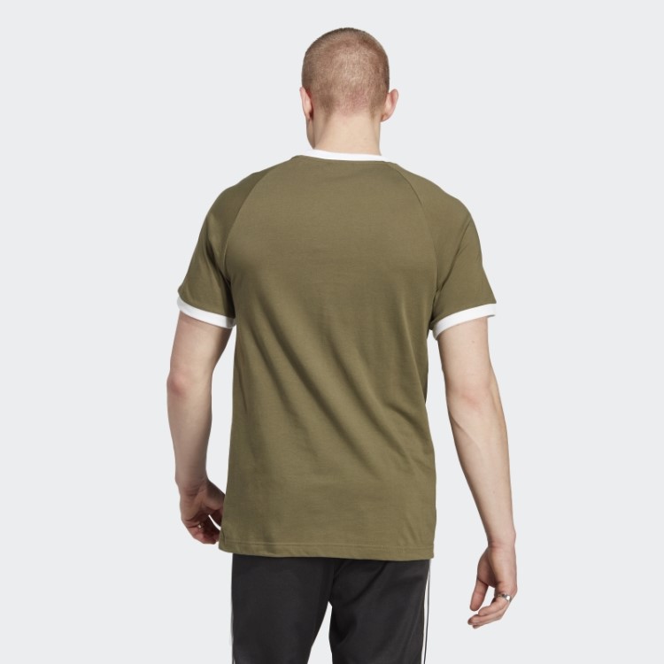 Camiseta Adicolor Classics Com As Três Listras Adidas Olive