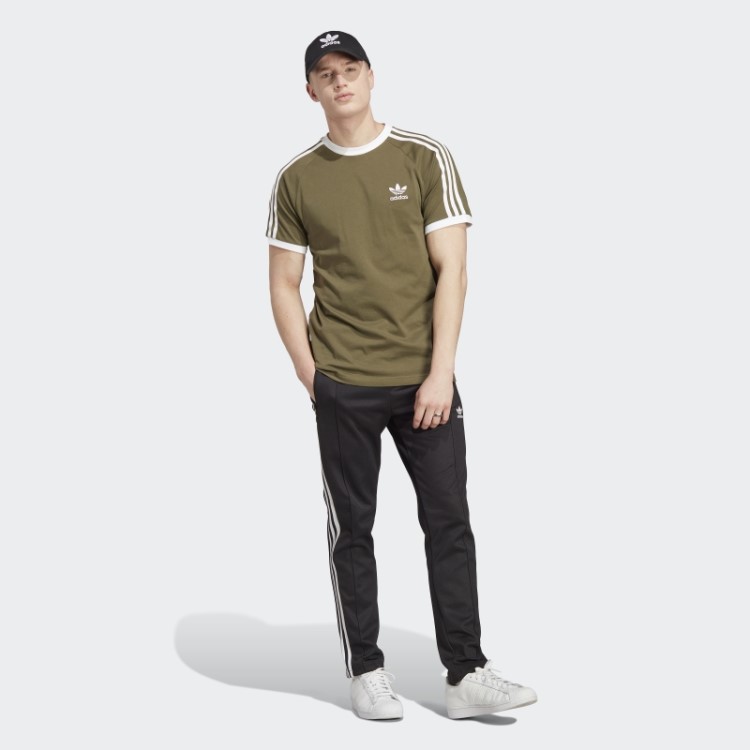 Camiseta Adicolor Classics Com As Três Listras Adidas Olive