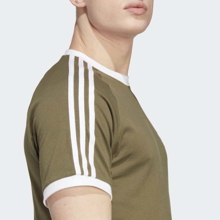 Camiseta Adicolor Classics Com As Três Listras Adidas Olive