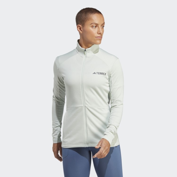 Jaqueta De Lã Multi-zip Verde Terrex Adidas