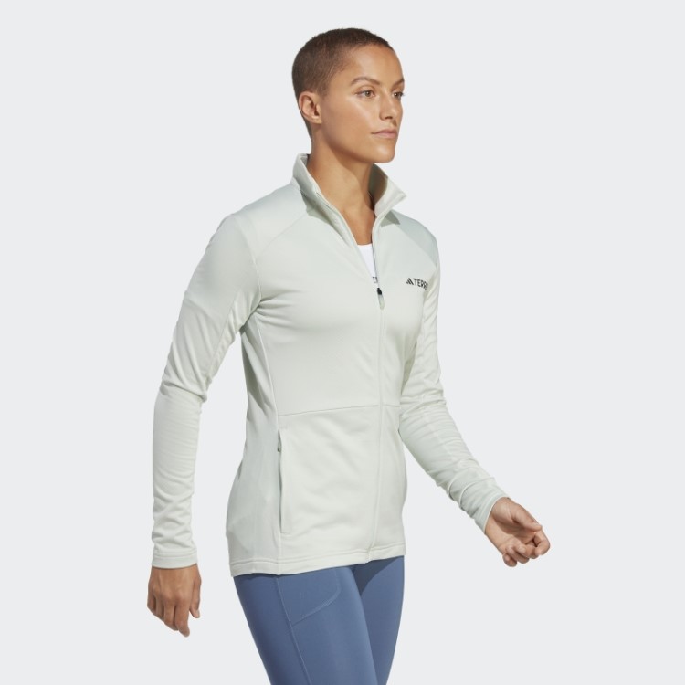 Jaqueta De Lã Multi-zip Verde Terrex Adidas