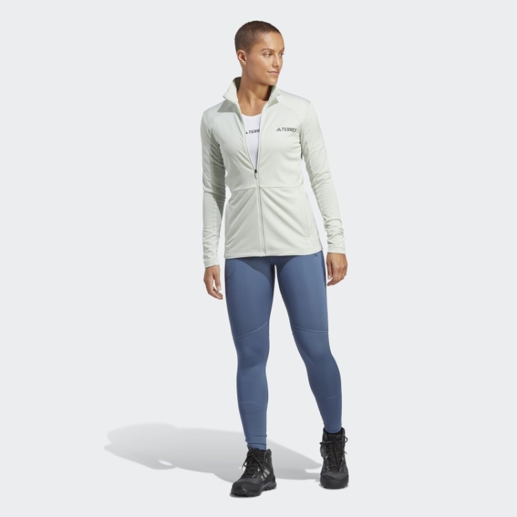Jaqueta De Lã Multi-zip Verde Terrex Adidas