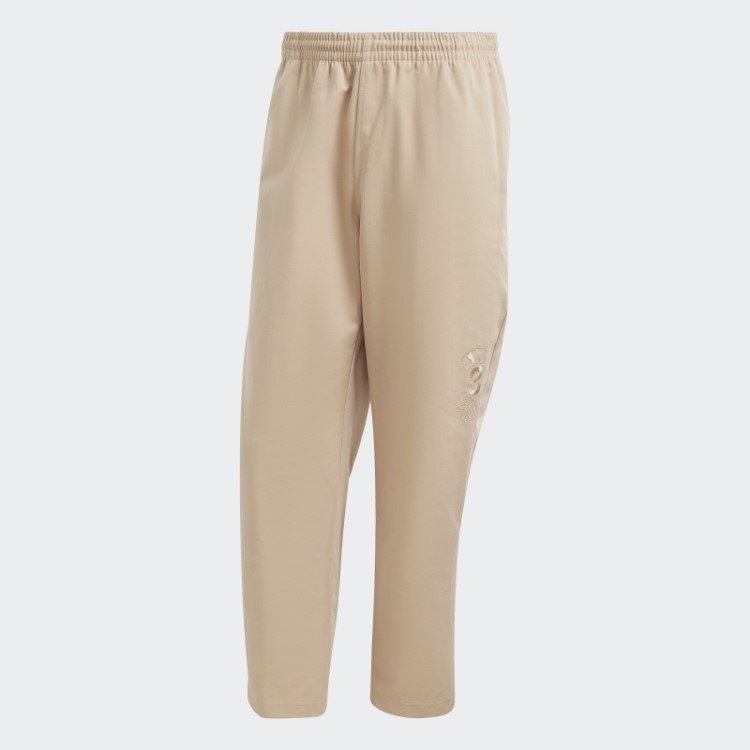 Calça Chino Com Estampa Bege Adidas