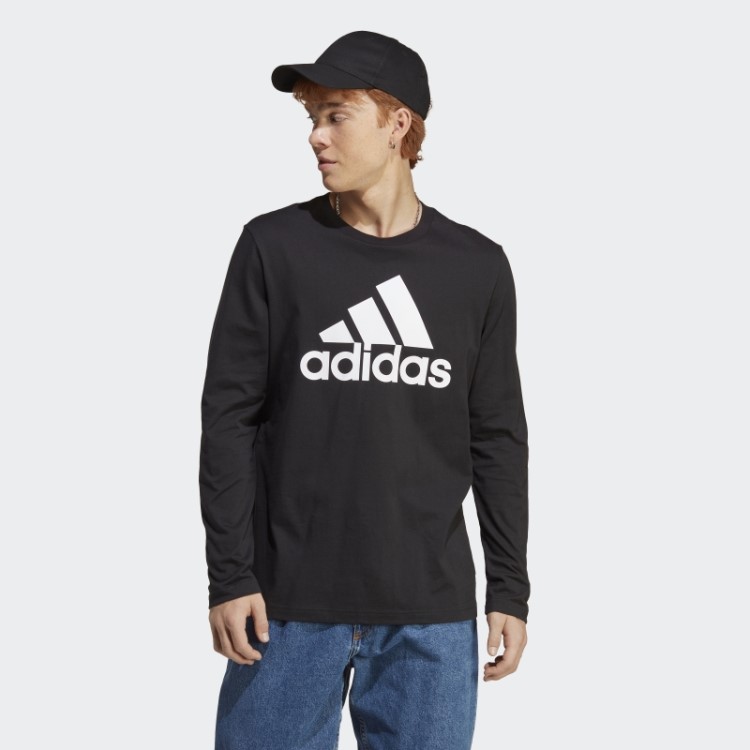 Camiseta Manga Longa Adidas Black Essentials