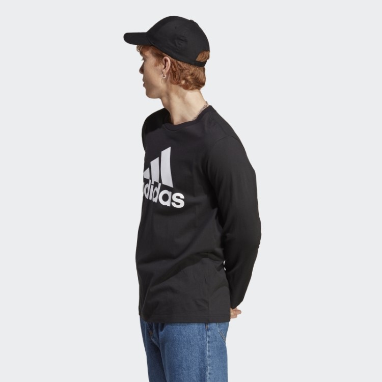 Blusa Manga Longa Essencial Adidas Preta
