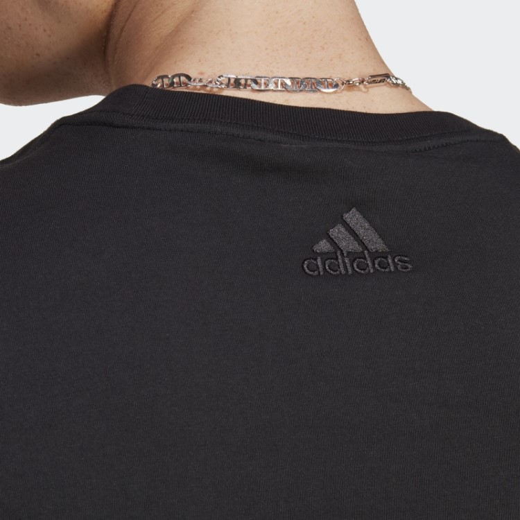 Blusa Manga Longa Essencial Adidas Preta