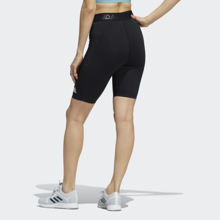Techfit Heat.rdy Meia Calça Adidas Preta