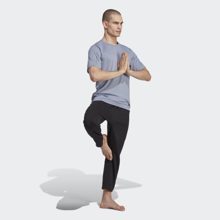 Calça De Treinamento Base De Ioga Adidas Preta