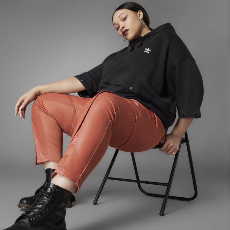 Adidas Moletom Com Botão De Pressão Sempre Original Preto (tamanho Grande)