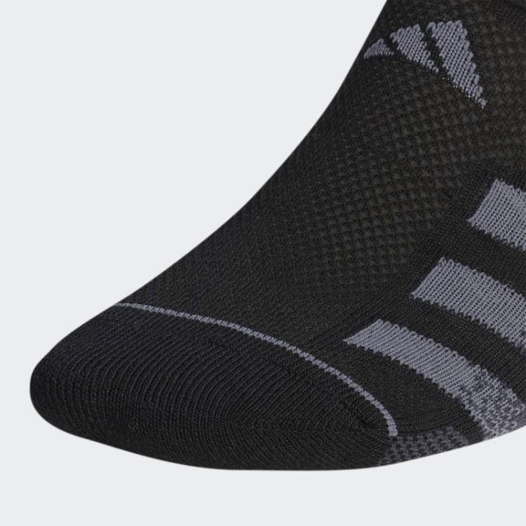 Meias Superlite Listras Super Invisíveis 3 Pares Adidas Preto