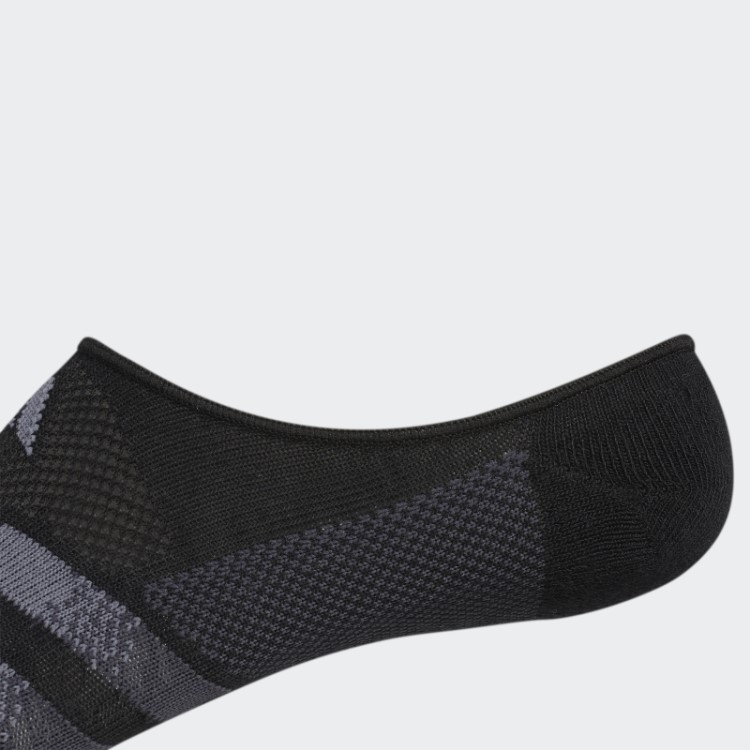 Meias Superlite Listras Super Invisíveis 3 Pares Adidas Preto