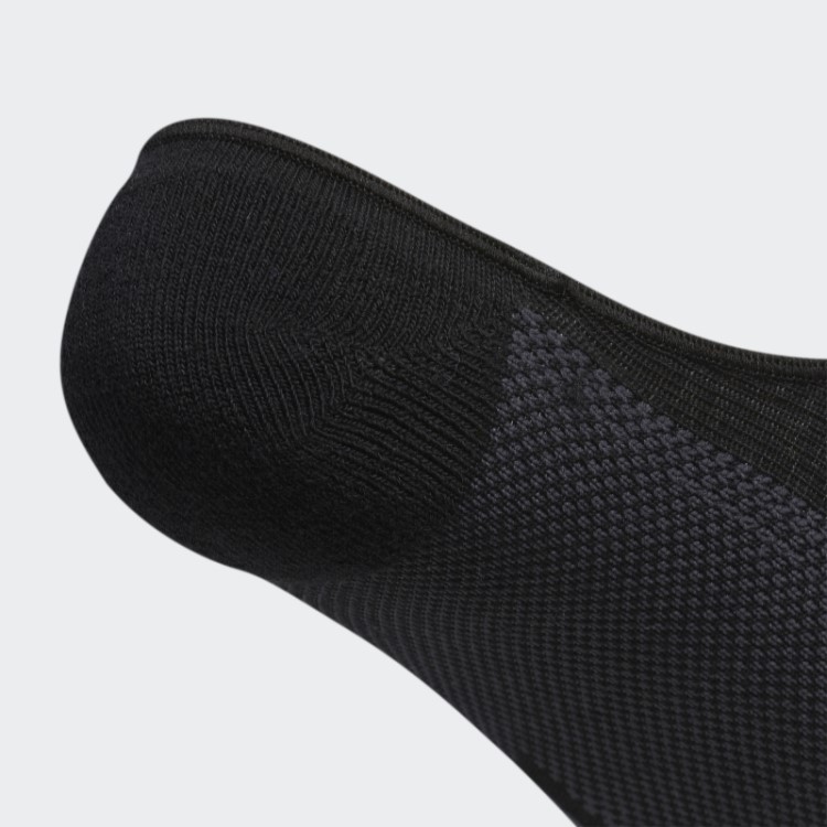 Meias Superlite Listras Super Invisíveis 3 Pares Adidas Preto