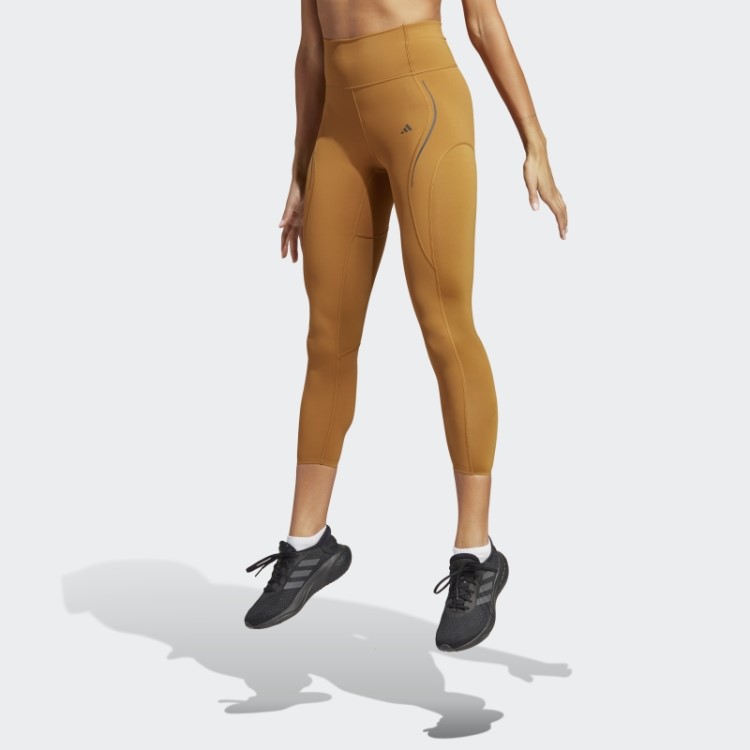 Leggings De Treino Hiit Luxe Hiit Luxe Bronze Da Adidas